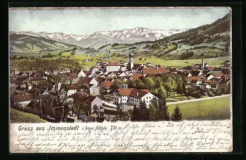 AK Immenstadt im bayr. Allgäu, Generalansicht