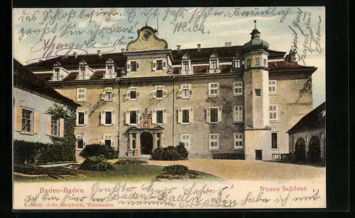 AK Baden-Baden, vor dem neuen Schloss
