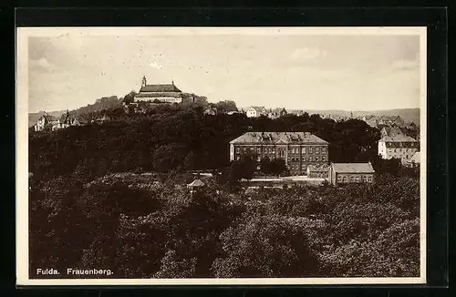 AK Fulda, Blick auf den Frauenberg