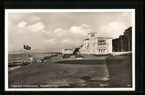 AK Heiligendamm a. Ostsee, Strandpromenade, 