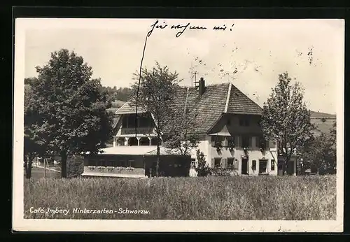 AK Hinterzarten / Schwarzwald, Café Imbery