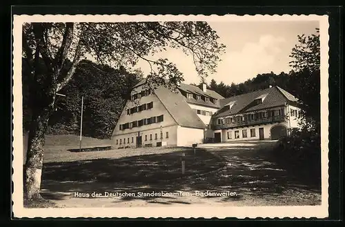 AK Badenweiler, Haus der Deutschen Standesbeamten, Kurhotel Vogelbachhof