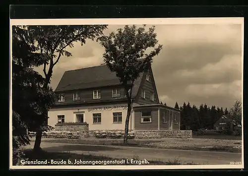 AK Johanngeorgenstadt / Erzgeb., Grenzland-Baude