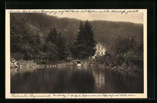AK Badenweiler, Gasthaus Bergmannsruhe