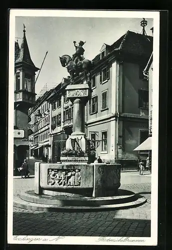 AK Esslingen a. N., Postmichelbrunnen