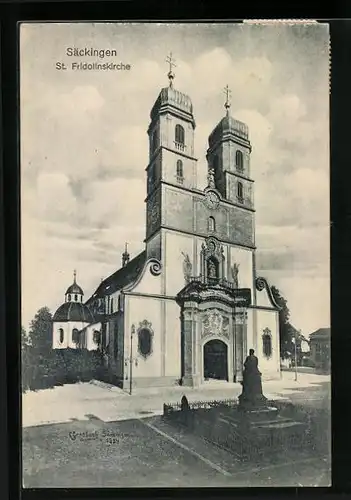 AK Säckingen, St. Fridolinskirche