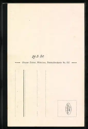 AK Garmisch, Partie an der alten Kirche