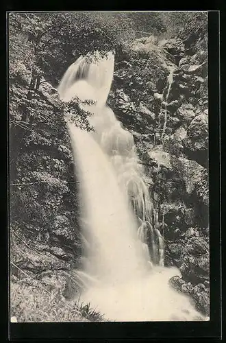 AK Oberer Faltenbachfall in Oberstdorf