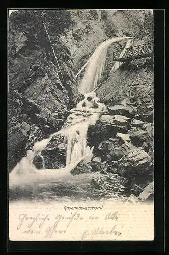 AK Partie am Ravennawasserfall