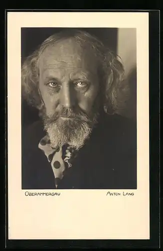 AK Oberammergau, Anton Lang, Passionsspiele