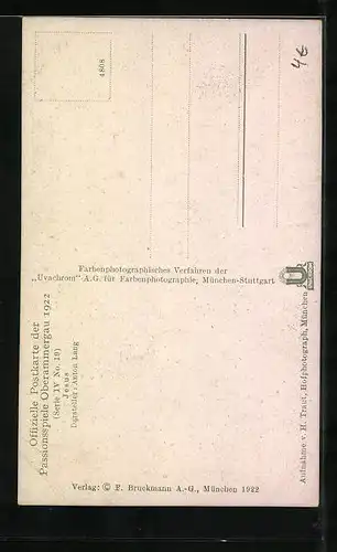 AK Oberammergau, Passionsspiele 1922, Anton Lang als Jesus