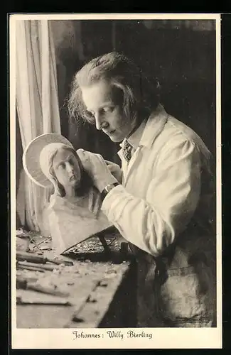 AK Oberammergau, Willy Bierling, Johannes-Darsteller, Passionsspiele