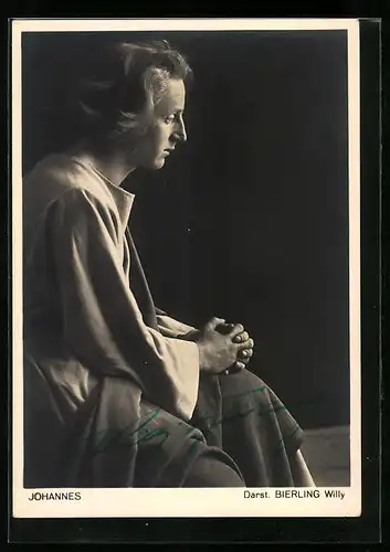 AK Oberammergau, Passionsspiele 1934, Willy Bierling als Johannes