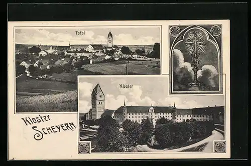 AK Scheyern, Totalansicht und Kloster