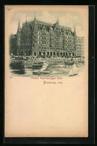 AK Hamburg-Neustadt, Hotel Hamburger Hof