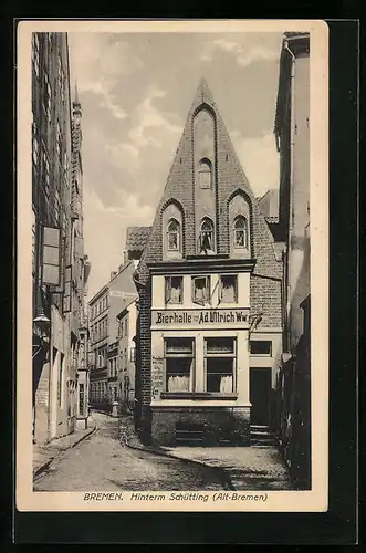 AK Bremen, Hinterm Schütting mit Bierhalle