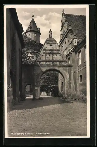 AK Wiesenburg i. MArk, Männekentor