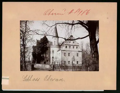 Fotografie Brück & Sohn Meissen, Ansicht Oberau, Weg zum Schloss