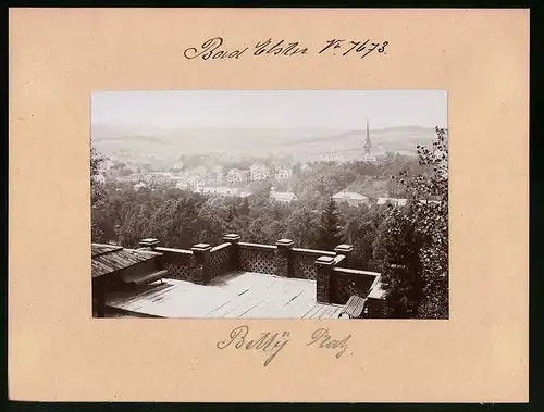 Fotografie Brück & Sohn Meissen, Ansicht Bad Elster, Blick vom Betty-Platz