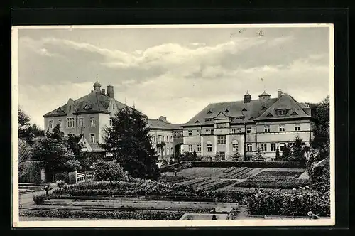 AK Radebeul-Zitzschewig, Genesungsheim Wettinghöhe der Landesversicherungsanstalt Sachsen