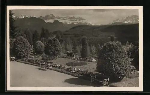 AK Soprabozano, Hotel Holzner, Giardino verso le Dolomiti