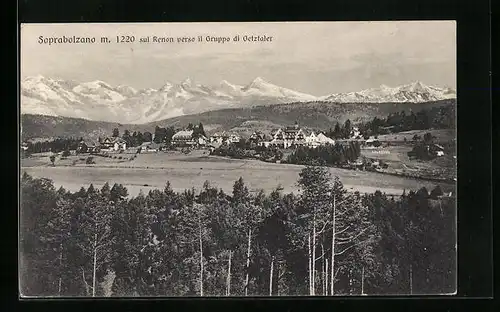 AK Soprabolzano sul Renon, Panorama verso il Gruppo di Oetztaler