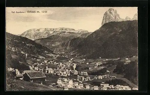 AK Ortisei /Val Gardena, Panorama