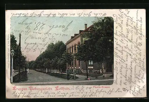 AK Zeithain, Truppenübungsplatz, Planitz-Strasse
