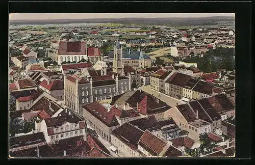 AK Kamenz i. Sa., Blick vom Turm der Hauptkirche