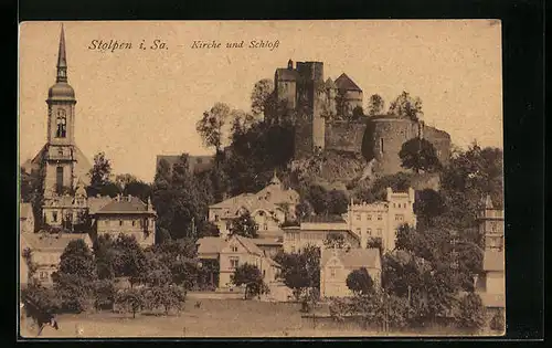 AK Stolpen i. Sa., Kirche und Schloss
