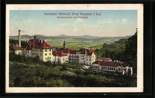 AK Neustadt i. Sa., Kurhotel Hohwald