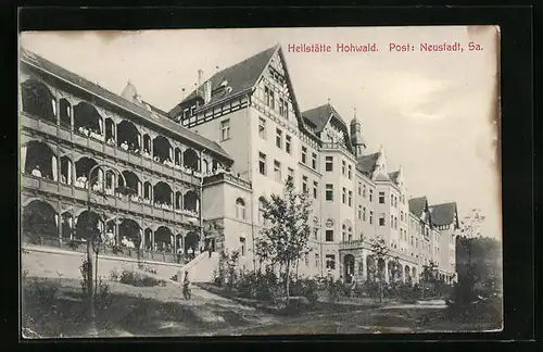 AK Neustadt i. Sa., Kurhotel Hohwald