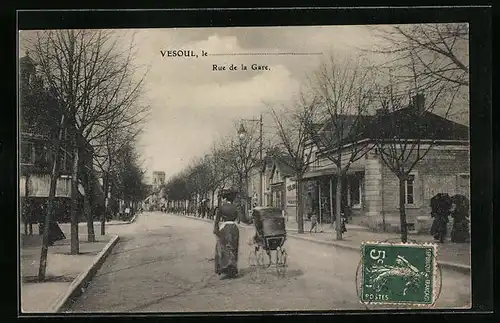 AK Vesoul, Rue de la Gare