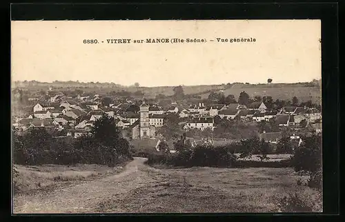 AK Vitrey-sur-Mance, Vue générale