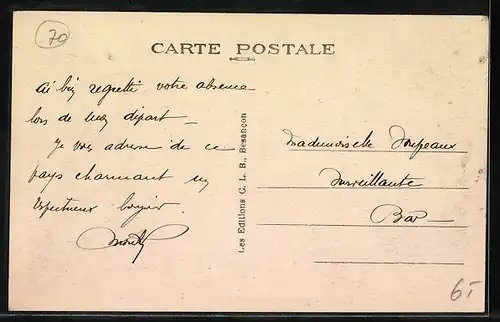 AK Mélisey, La Mairie