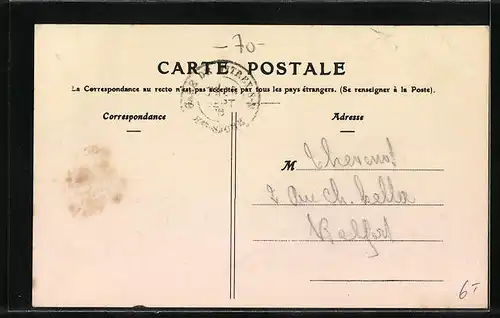 AK Vitrey, Place du Centre