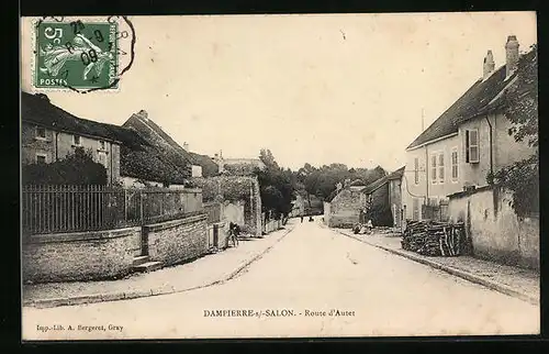 AK Dampierre-sur-Salon, Route d'Autet