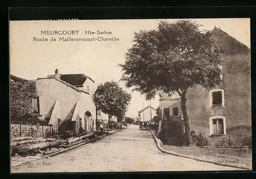 AK Meurcourt, Route de Mailleroncourt-Charette