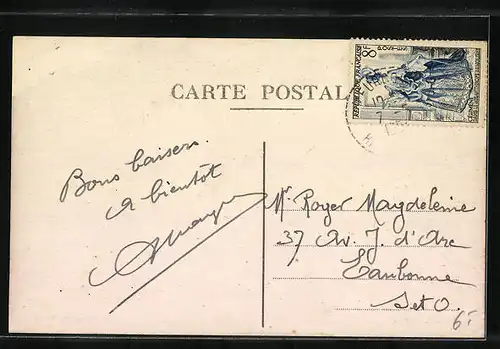 AK Meurcourt, Route de Mailleroncourt-Charette