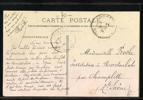 AK Morey, Rue de la Poste