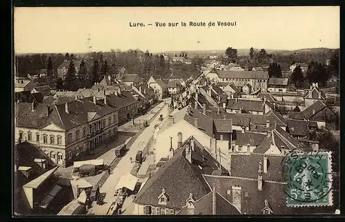 AK Lure, Vue sur la Route de Vesoul