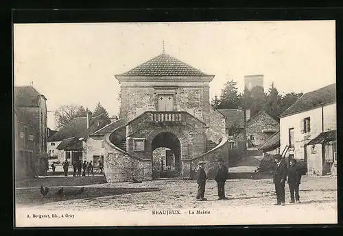 AK Beaujeux, la Mairie