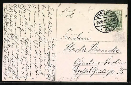 Künstler-AK M. Müller jun.: Schwarz-weisser Jagdhund