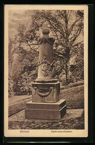 AK Weimar, Euphrosyne-Denkmal