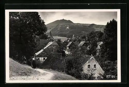 AK Waltersdorf, Teilansicht mit Lausche