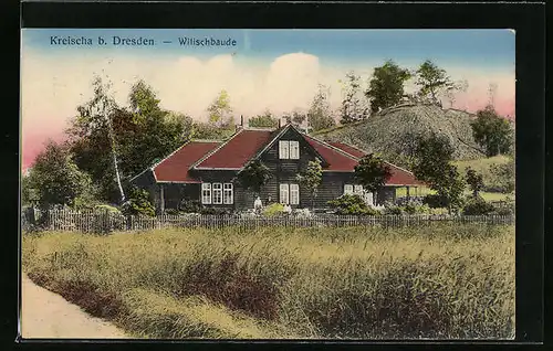 AK Kreischa, Gasthaus Wilischbaude