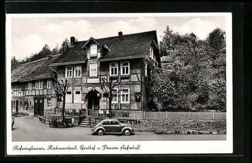 AK Referinghausen /Hochsauerland, Gasthof und Pension Aufmhoff