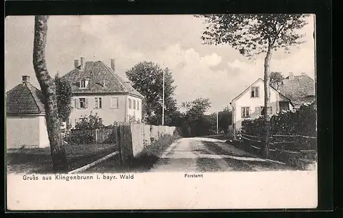 AK Klingenbrunn i. bayr. Wald, Partie am Forstamt