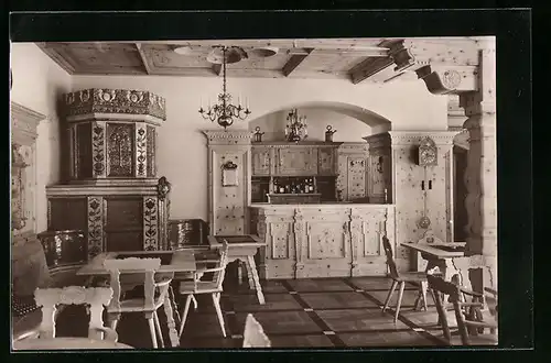 AK Konstanz a. B., Insel-Hotel mit Dominikaner Weinstube