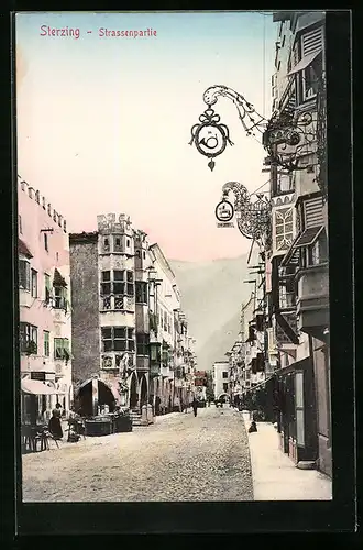AK Sterzing, Strassenpartie mit Post